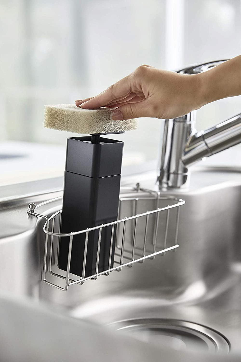 Soap Dispensing Sponge Holder – Clean Smarter