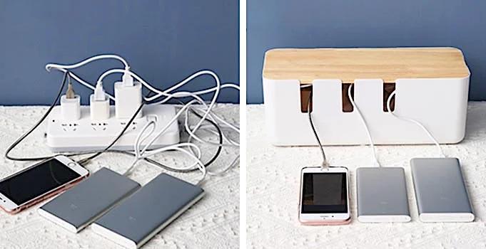 Cable Organizer Box – Hide Messy Wires Instantly