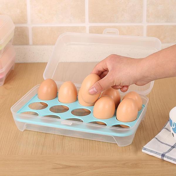 Auto Rolling Egg Organizer – Keep Your Fridge Neat & Smart