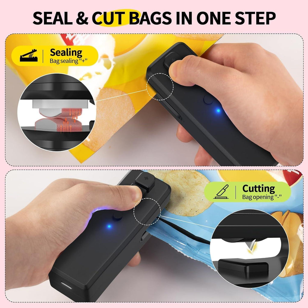 Mini Heat Sealer – Keep Food Fresh Longer
