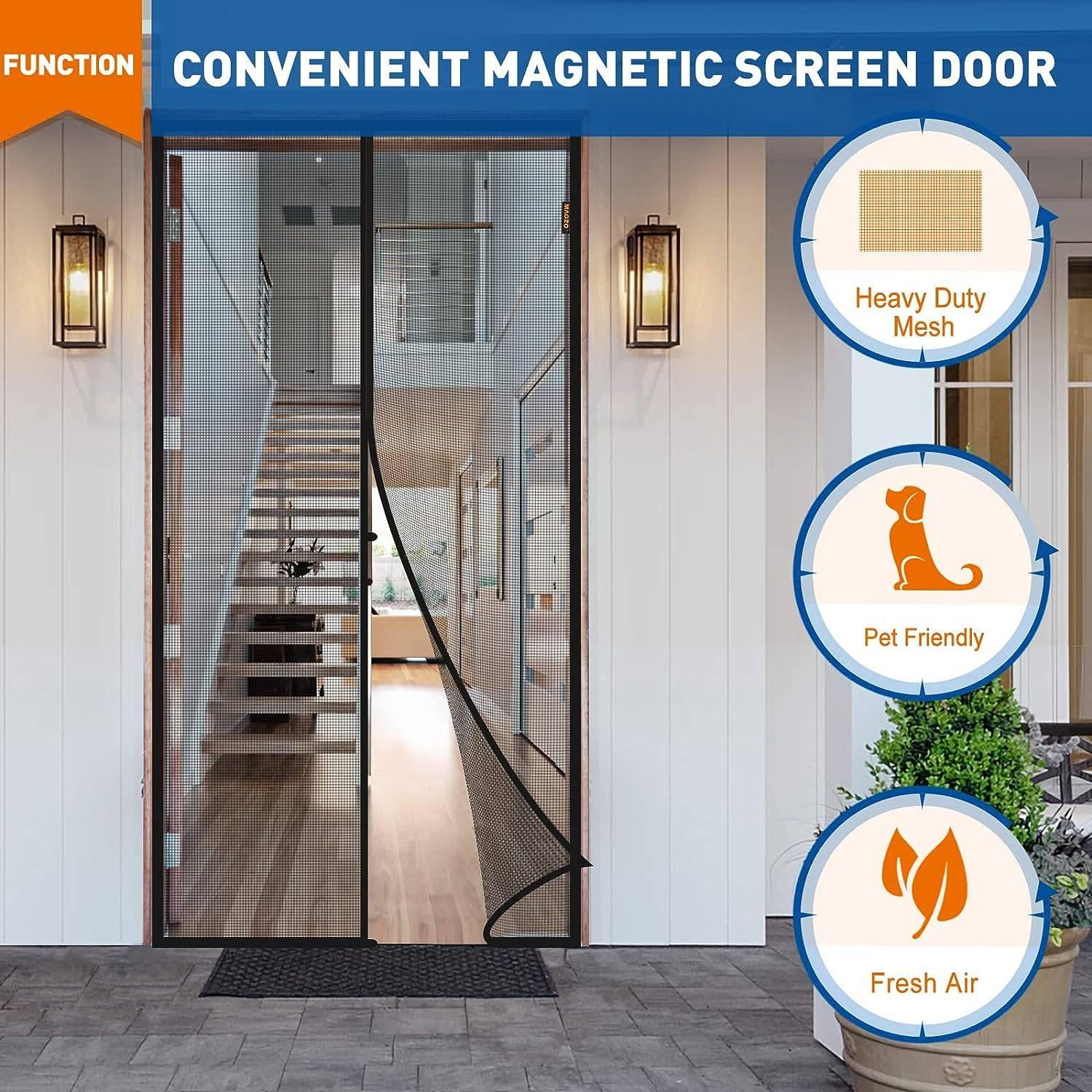Magnetic Screen Door – Hands-Free Fresh Air