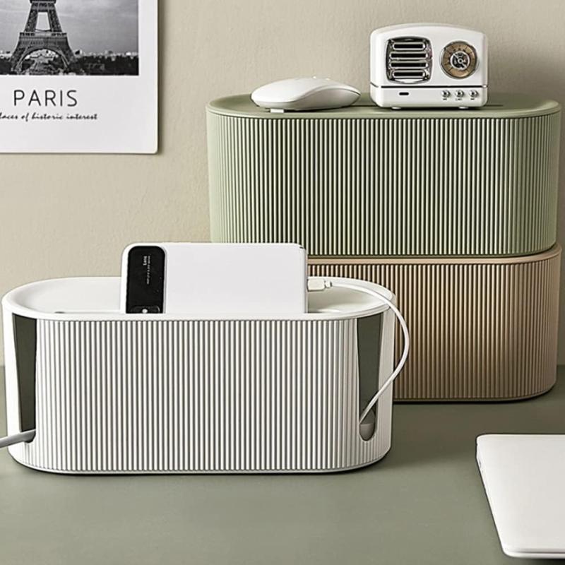 Cable Organizer Box – Hide Messy Wires Instantly